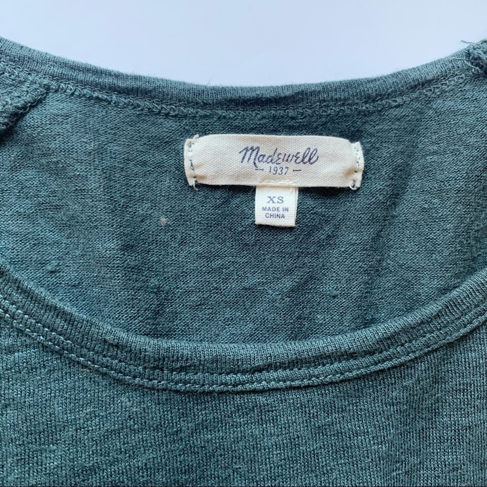 Madewell Long Sleeve Slit Side Tee - Picture 7 of 7